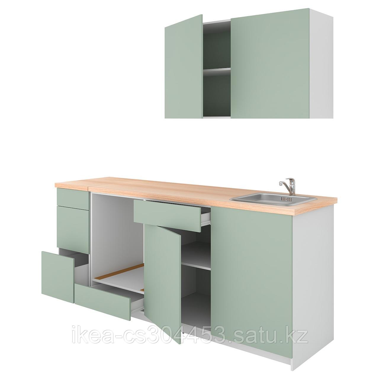 KNOXHULT КНОКСХУЛЬТ Кухня, серо-зеленый, (id 88096932)
