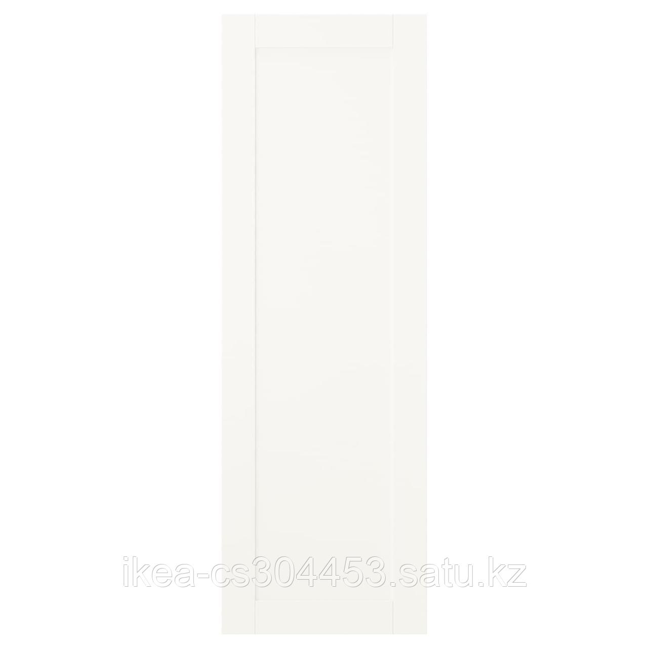 SANNIDAL САННИДАЛЬ Дверца с петлями, белый, 80x40x120 см
