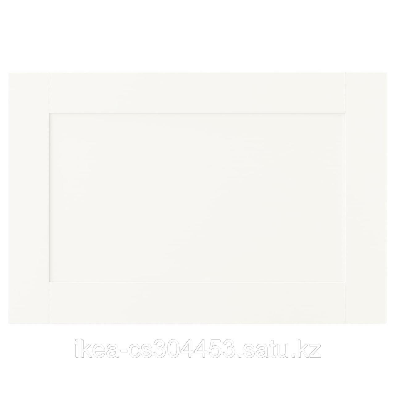 SANNIDAL САННИДАЛЬ Дверца с петлями, белый, 60x40x120 см