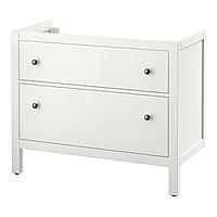 HEMNES ХЕМНЭС Шкаф для раковины с 2 ящ, белый,