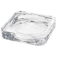 GLASIG ГЛАСИГ Тарелка для свечи, прозрачное стекло,