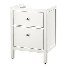 HEMNES ХЕМНЭС Шкаф для раковины с 2 ящ, белый,