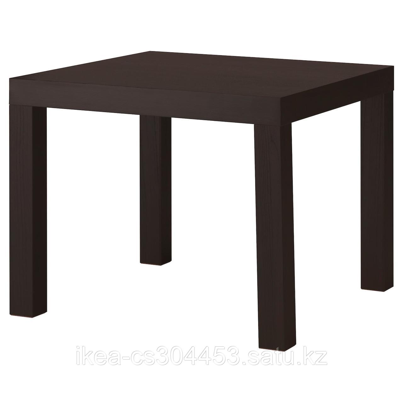 LACK ЛАКК Придиванный столик, черно-коричневый,