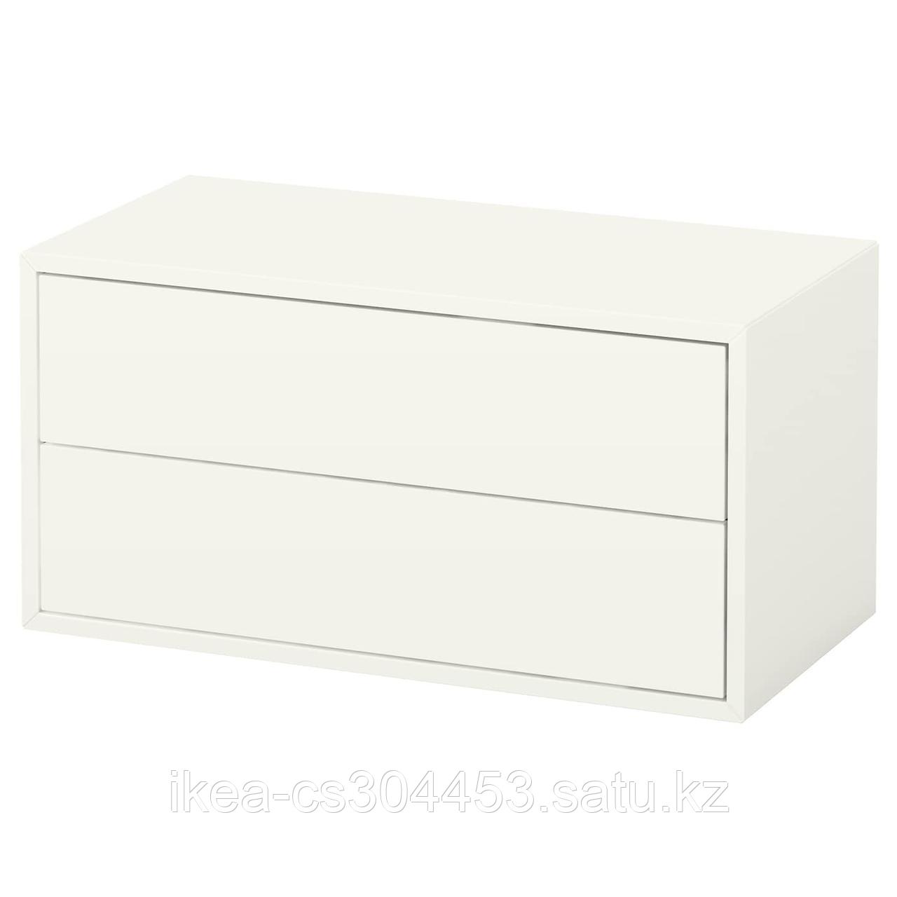 EKET ЭКЕТ Шкаф с 2 ящиками, белый,