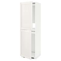 METOD МЕТОД Высок шкаф д холодильн/мороз, белый/Сэведаль белый, 8 см