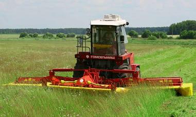 Косилка - плющилка ротационная трехсекционная навесная КПР-9