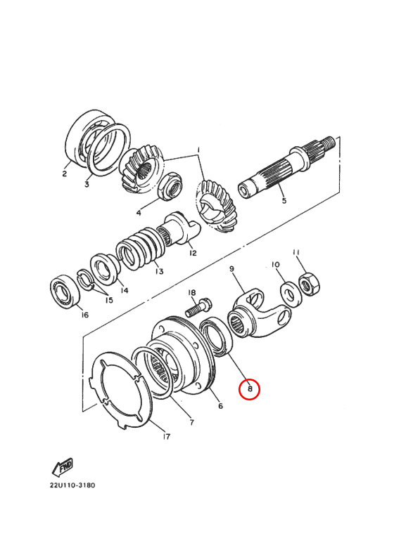 Сальник Yamaha ATV \ Moto 9310135097 - фото 1 - id-p94117529