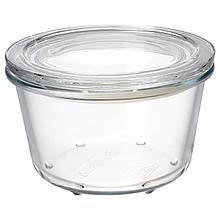 IKEA 365+ ИКЕА/365+ Контейнер для продуктов с крышкой, стекло,