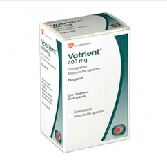 Вотриент Votrient Пазопаниб Pazopanib 200 мг, 400 мг