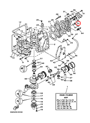 Термостат Yamaha Y 40-55 6F51241103