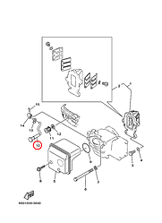 Ручка подсоса Yamaha Y E9,9 - E15 6B4412710000