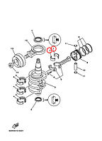 Вкладыши Yamaha Y F20 62Y1165620