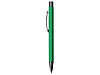 Ручка металлическая soft touch шариковая Tender, зеленый/серый, фото 3