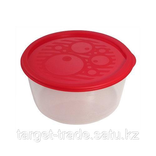 Контейнер пластиковый пищевой №1, 0,3л круглый низкий ...