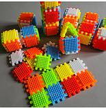 Конструктор "Умные кубики" игольчатый с шипами/ Кубики шипы 12 шт., фото 2