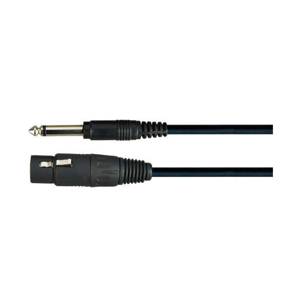 Кабель микрофонный Jack 6.3 - XLRM , 3м, Soundking BXJ039/3M
