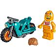 60310 Lego City Stuntz Трюковый мотоцикл с цыплёнком, Лего город Сити, фото 3