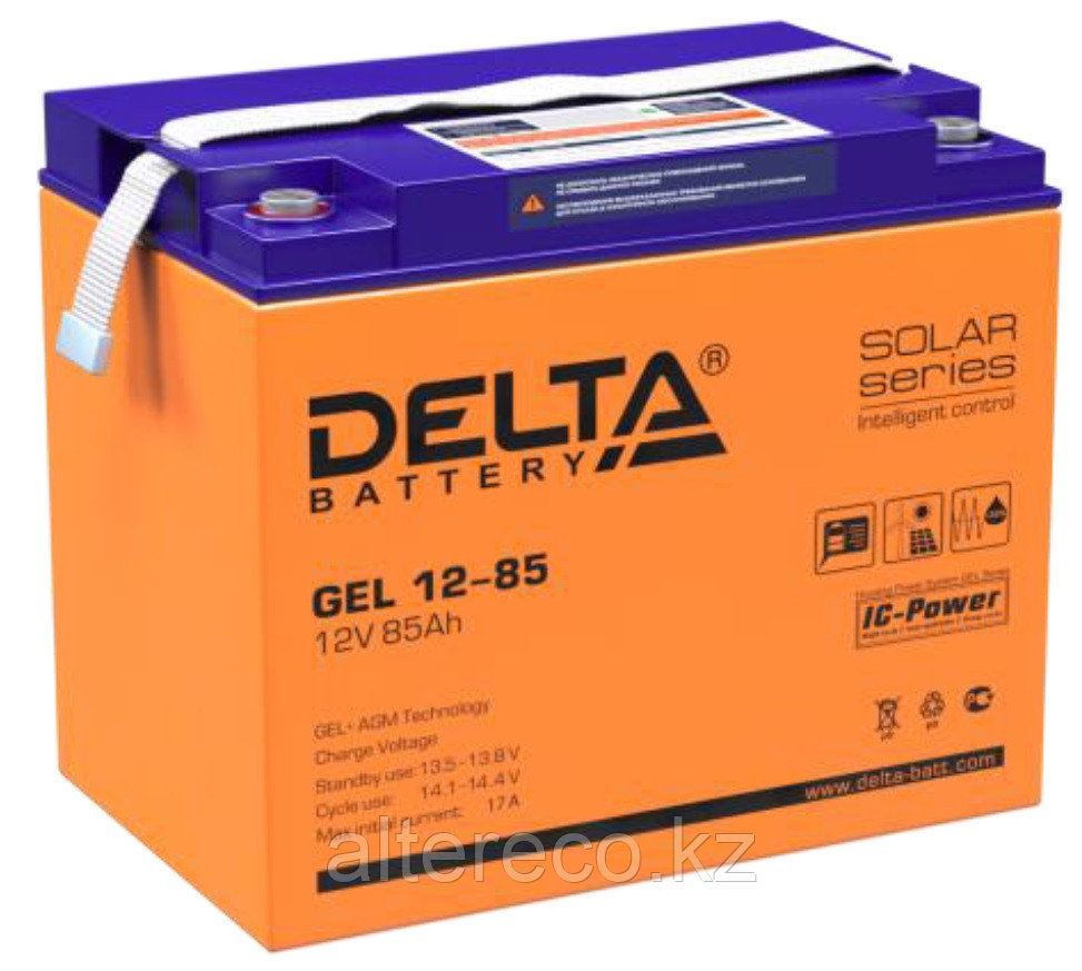 Тяговый аккумулятор Delta GEL 12-85  (12В, 85Ач)