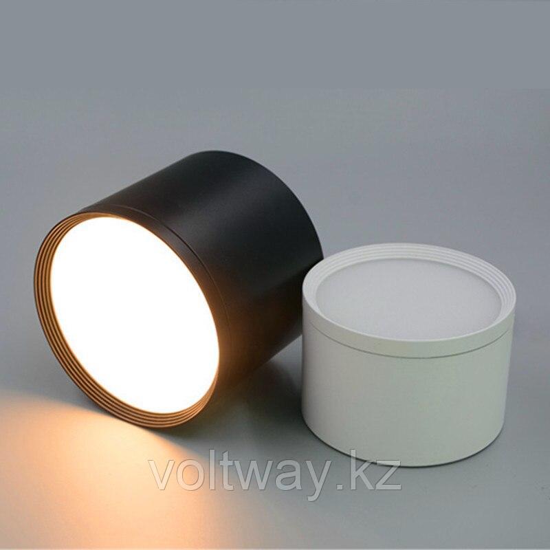 Точечный, накладной светильник, 180 х 75 мм, 4500к, 18 вт, (белый, черный), TD-010 - фото 1 - id-p97744508