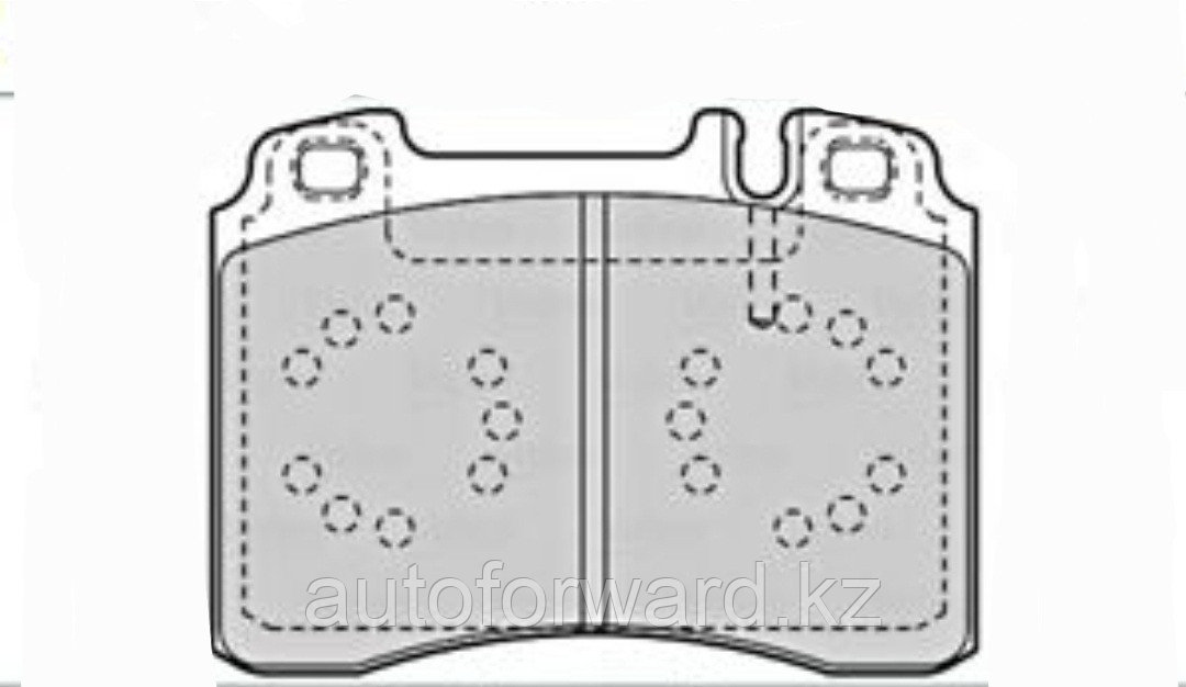Колодки передние W140 BEGEL