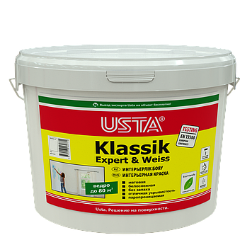 Интерьерная краска на водной основе USTA Klassik 25 кг