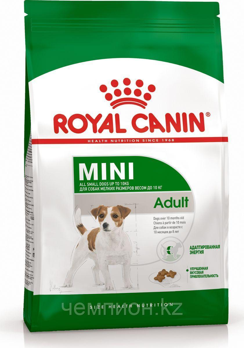 ROYAL CANIN Mini Adult, Роял Канин корм для взрослых собак мелких пород, уп.0,8кг - фото 1 - id-p97745310