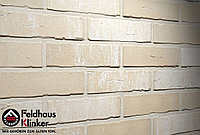 Клинкерный кирпич "Feldhaus Klinker" для фасада K741RF75 vascu crema, фото 1