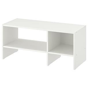 Тумба под ТВ БАГГЕБО, белый 90x35x40 см ИКЕА, IKEA, фото 1