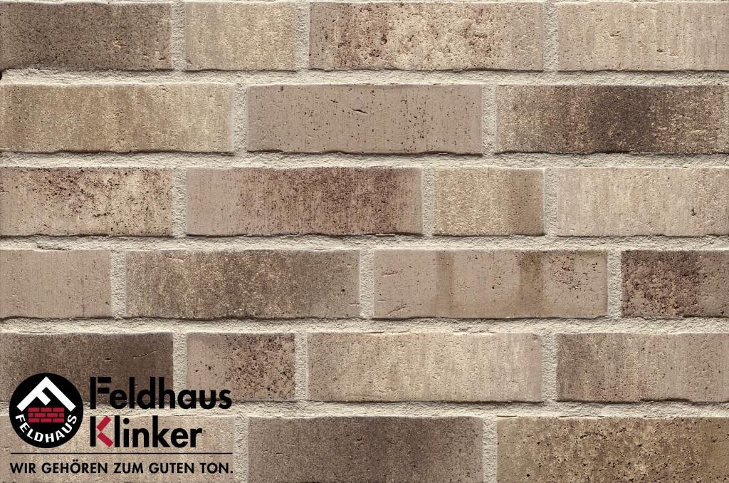 Клинкерный кирпич "Feldhaus Klinker" для фасада K773RF75 argo antrablanca