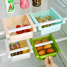 Подвесной органайзер для холодильника, цвет голубой - Оплата Kaspi Pay, фото 2