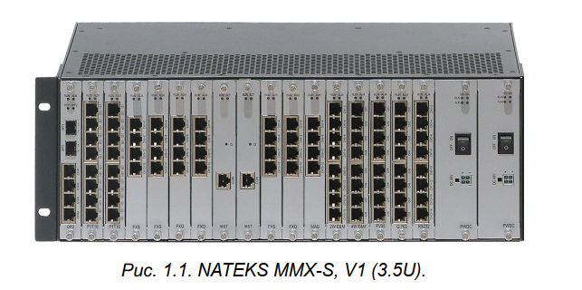 Мультиплексор Натекс MMX-S, V1 (3.5U)