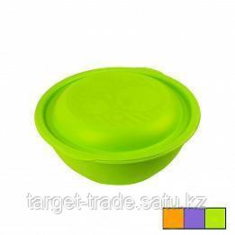 Миска салатница 3л пластиковая с крышкой (36) - фото 1 - id-p97752878