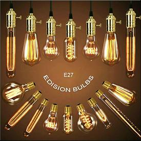 Лампочки Эдисона, ретро лампы, Лампы для гирлянд Belt Light, светодиодные лампы.