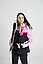 Женский горнолыжный костюм Kerom черный с розовым, фото 4