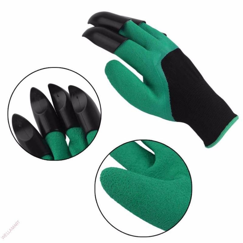 Садовые перчатки Garden Genie Gloves с когтями - фото 4 - id-p97754060
