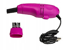 Мини USB пылесос для клавиатуры, цвет фиолетовый, фото 5