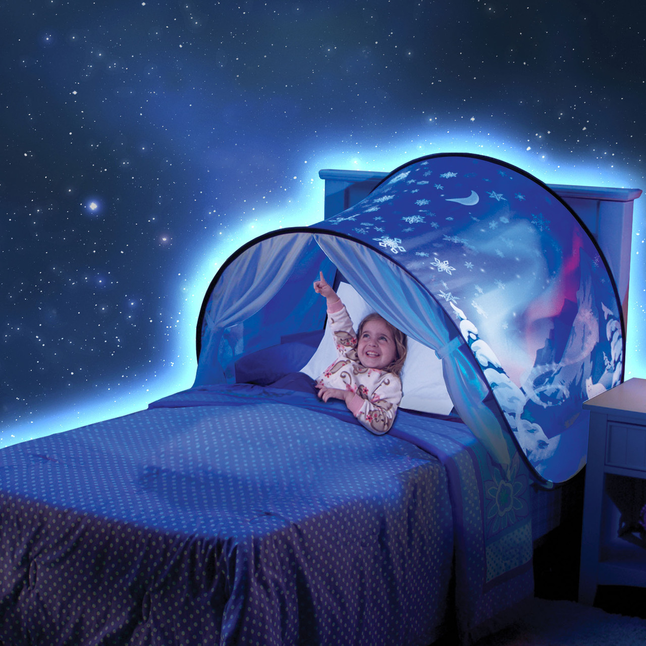 Тент на детскую кровать для защиты от света - фото 4 - id-p97754168
