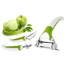Набор кухонных ножей Triple Slicer 3 предмета, фото 3