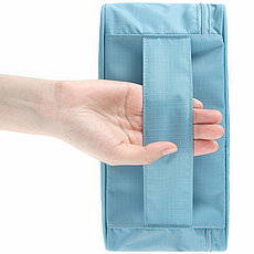Дорожная сумка для нижнего белья 6 отделений голубая, фото 2
