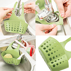Органайзер для кухни и ванной на кнопке зеленый, фото 3