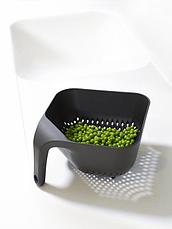 Дуршлаг Joseph Square Colander, цвет серый, фото 2