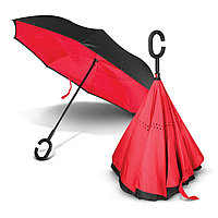 Уценка (товар с небольшим дефектом) Умный зонт Наоборот, цвет красный + черный
