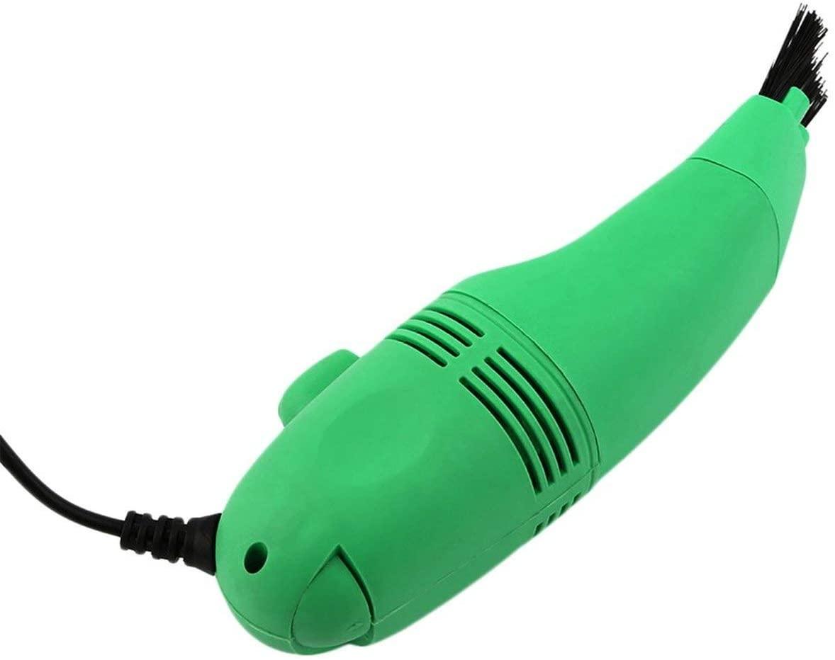 Мини USB пылесос для клавиатуры, цвет зеленый - фото 2 - id-p97754284