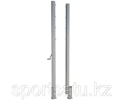 Стойки волейбольные со стаканами с встроенной системой натяжения