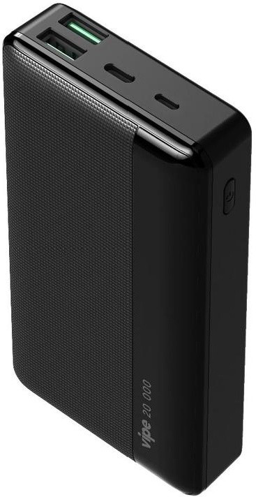 Внешний аккумулятор 20000 мАч, PD + 2 QC, черный VPPB20KPD2QCBLK /Vipe, фото 1