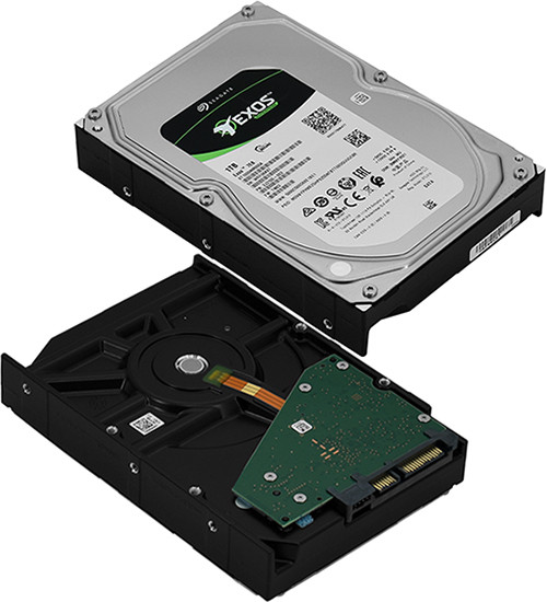 Жесткий диск Seagate Exos 7E8, 1000 GB HDD SATA ST1000NM000A, 7200rpm, 256MB cache, SATA 6.0 Gb/s - фото 1 - id-p74106773