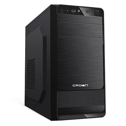 Корпус MiniTower CROWN CMC-455 black mATX без Б/П, фото 2