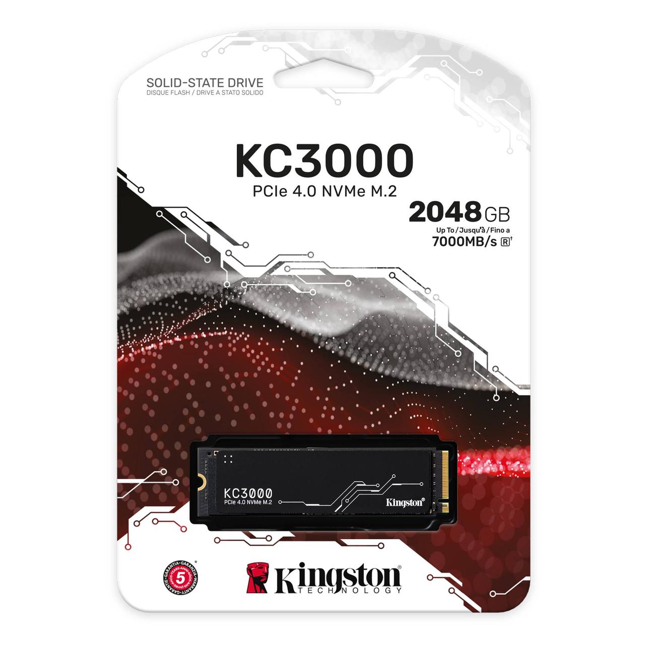 Твердотельный накопитель SSD Kingston SKC3000D/2048G M.2 NVMe PCIe 4.0