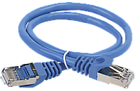 ITK Коммутационный шнур (патч-корд) кат.5E FTP 2м синий