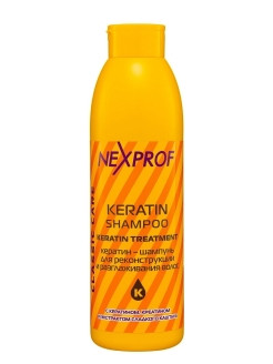 NEXXT Professional / Кератин-шампунь для реконструкции и разглаживания волос 1000 мл
